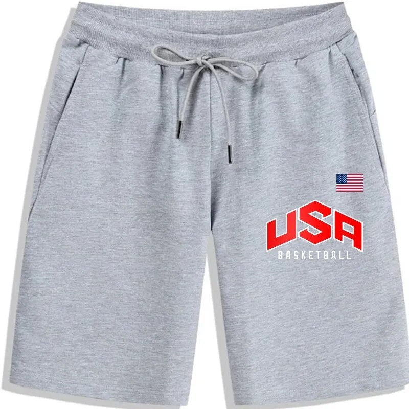 USA Basketballer Shorts - Gray / XS - HIS.BOUTIQUE