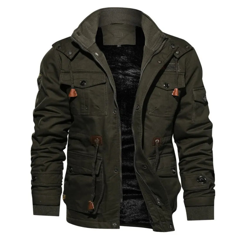 Tactical Cotton Jacket - Army Green / S - HIS.BOUTIQUE