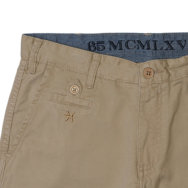 65 McMlxv Men's Khaki Chino Short -  - HIS.BOUTIQUE