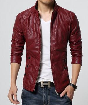 Endurance Suede Jackets - Red / S - HIS.BOUTIQUE
