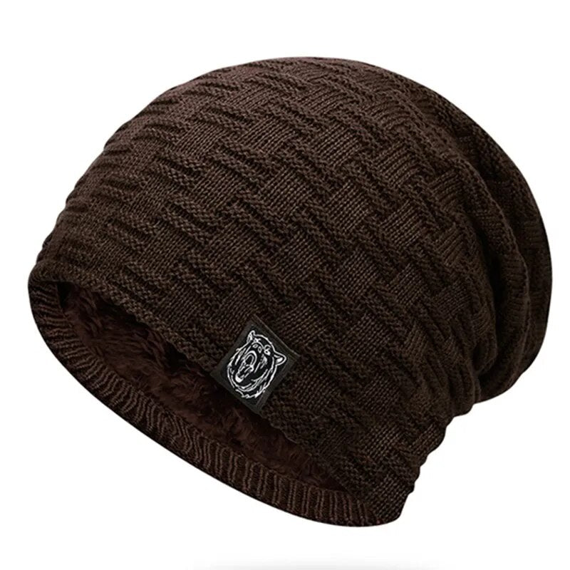 Tiger Beanies - Coffee / 54cm-62cm - HIS.BOUTIQUE