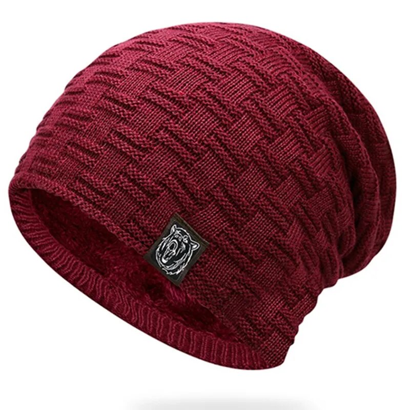 Tiger Beanies - Wine Red / 54cm-62cm - HIS.BOUTIQUE
