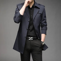 Visionary Coat - Navy Blue / S - HIS.BOUTIQUE
