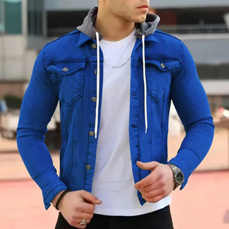 Sego Hooded Jacket - blue / S - HIS.BOUTIQUE