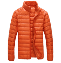 Ultralight Men Winter Jacket - Orange / XS - HIS.BOUTIQUE