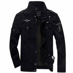 Air Force Military Jacket - Black / S - HIS.BOUTIQUE
