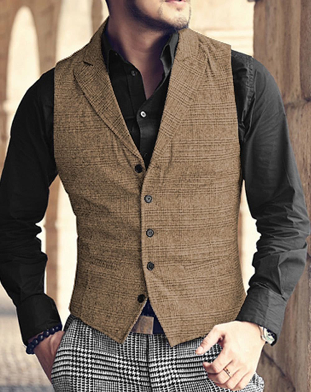 The Chester Vest - Brown / XS - HIS.BOUTIQUE