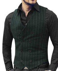 Notch Army Green Waistcoat -  - HIS.BOUTIQUE