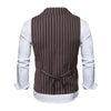 Vintage Striped Double Breasted Vest -  - HIS.BOUTIQUE