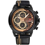 High Metal Watch - Black Brown - HIS.BOUTIQUE
