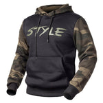 Camouflage Hoodie - Black / S - HIS.BOUTIQUE