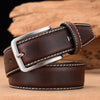 KAVENPETER Genuine Leather Belt - Dark Brown / 95cm 30to33 Inch - HIS.BOUTIQUE