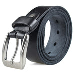 Smart Leather Strap Belt - Black / 105CM - HIS.BOUTIQUE