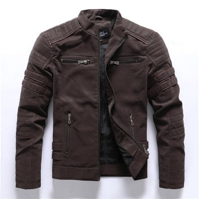 Alpine Faux Leather Jacket