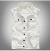 White Cowboy Vest - White / XS - HIS.BOUTIQUE