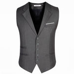 Men's Dress Vest - Grey / XS - HIS.BOUTIQUE