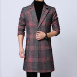 Business Woolen Coat - Pink / S - HIS.BOUTIQUE