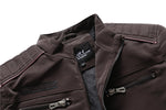 Alpine Faux Leather Jacket -  - HIS.BOUTIQUE