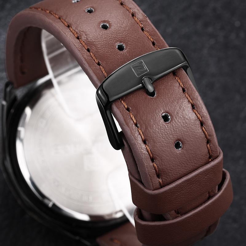 NAVIFORCE Leather Sports Watch -  - HIS.BOUTIQUE