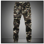 Men Crotch Camouflage Pants - Green / XS - HIS.BOUTIQUE