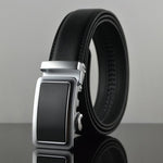 Futuristic Leather Belt - A / 110cm / Black - HIS.BOUTIQUE