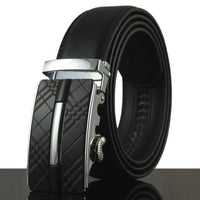 Futuristic Leather Belt - F / 110cm / Black - HIS.BOUTIQUE