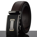 Futuristic Leather Belt - G / 110cm / Black - HIS.BOUTIQUE