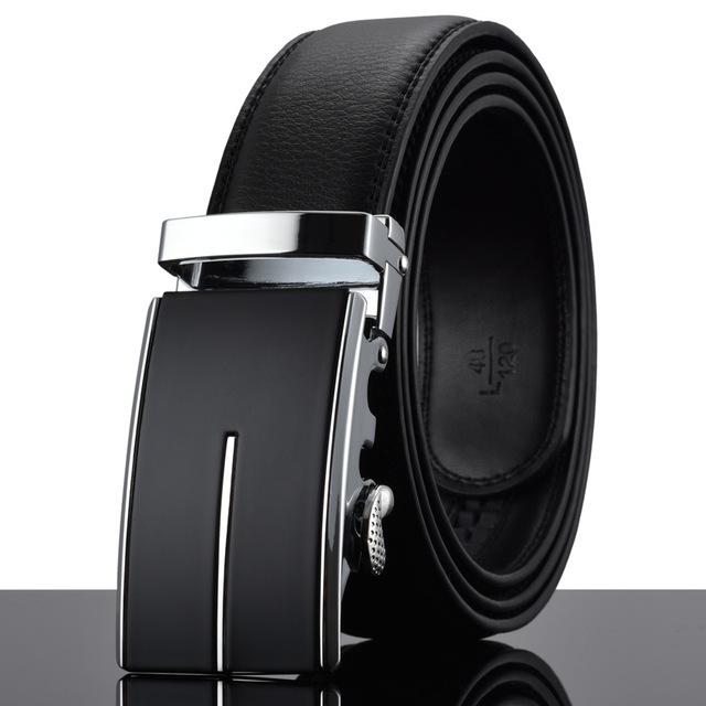 Futuristic Leather Belt - K / 110cm / Black - HIS.BOUTIQUE