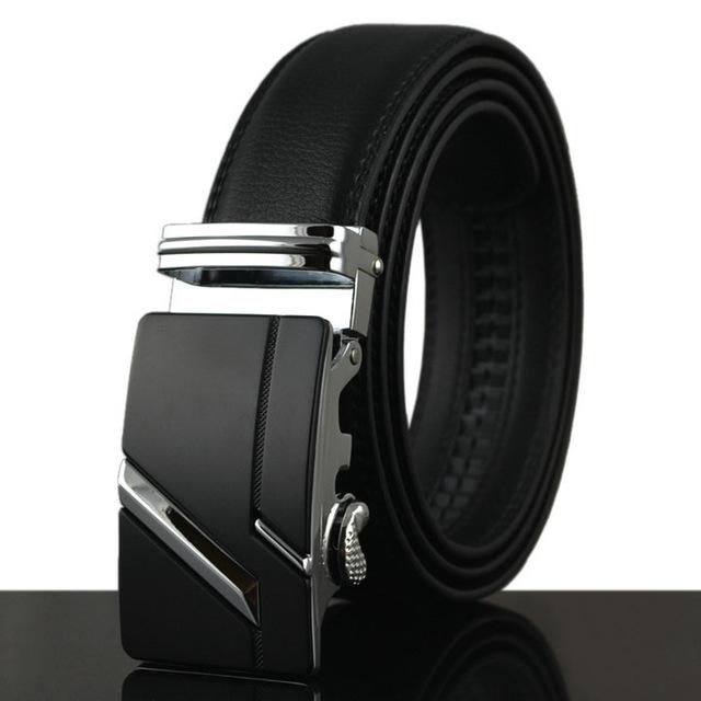 Futuristic Leather Belt - N / 110cm / Black - HIS.BOUTIQUE