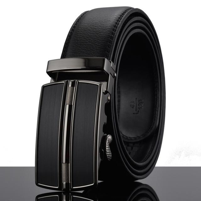 Futuristic Leather Belt - Q / 110cm / Black - HIS.BOUTIQUE