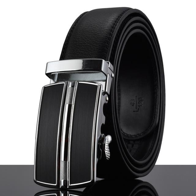 Futuristic Leather Belt - R / 110cm / Black - HIS.BOUTIQUE