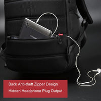 Laptop Backpack With External USB Charge -  - HIS.BOUTIQUE