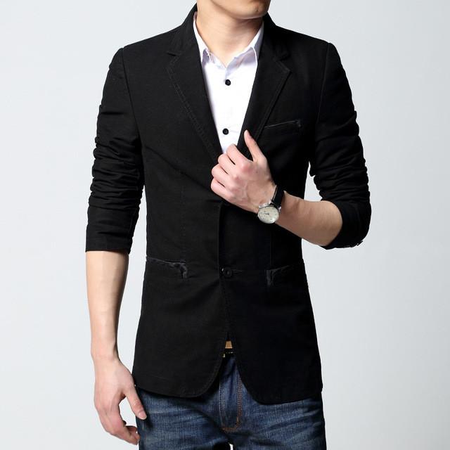 Two Buttons Sports Blazer - Black / XS - HIS.BOUTIQUE