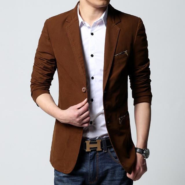 Two Buttons Sports Blazer - Brown / XS - HIS.BOUTIQUE