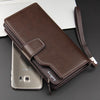 Leather Card Holder Wallet - Brown - HIS.BOUTIQUE
