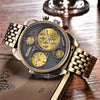 Oulm Antique Wristwatch - Gold - HIS.BOUTIQUE