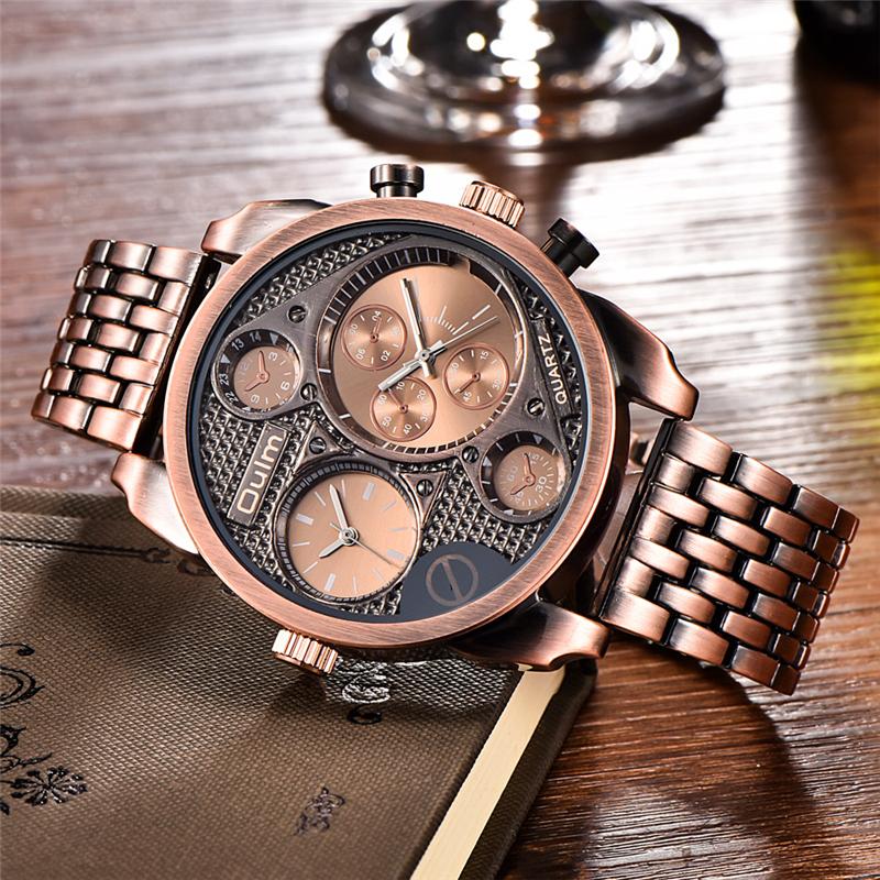 Oulm Antique Wristwatch - Rose - HIS.BOUTIQUE