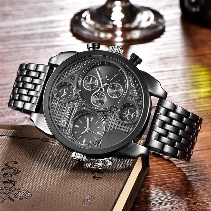 Oulm Antique Wristwatch - Silver - HIS.BOUTIQUE