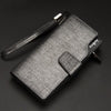 Leather Card Holder Wallet - Gray - HIS.BOUTIQUE