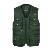 Multi-Pocket Tactical Vest - Green / S - HIS.BOUTIQUE
