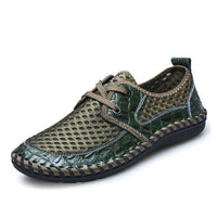 Mesh Bonded Casual Shoe - Lace green / 6.5 - HIS.BOUTIQUE