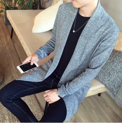 The Dustcoat Cardigan - Gray / XS - HIS.BOUTIQUE