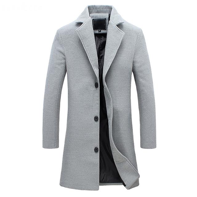 England Wool Coat - Grey / XS - HIS.BOUTIQUE