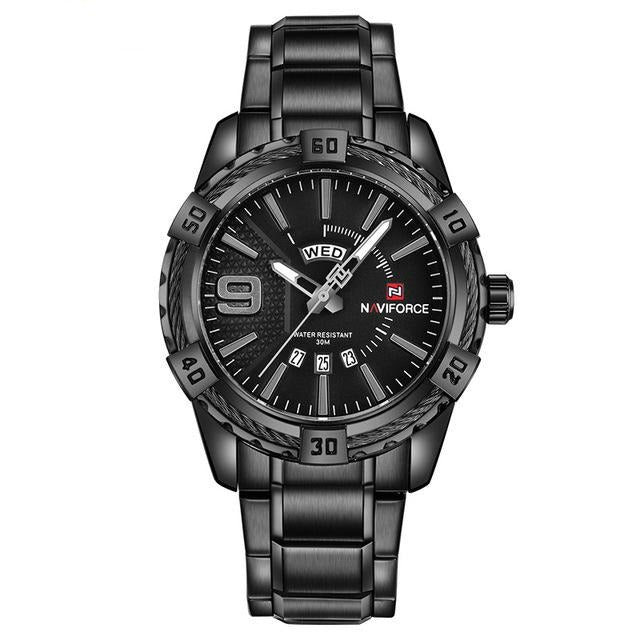 Rope Casual Watch - Black Gray - HIS.BOUTIQUE
