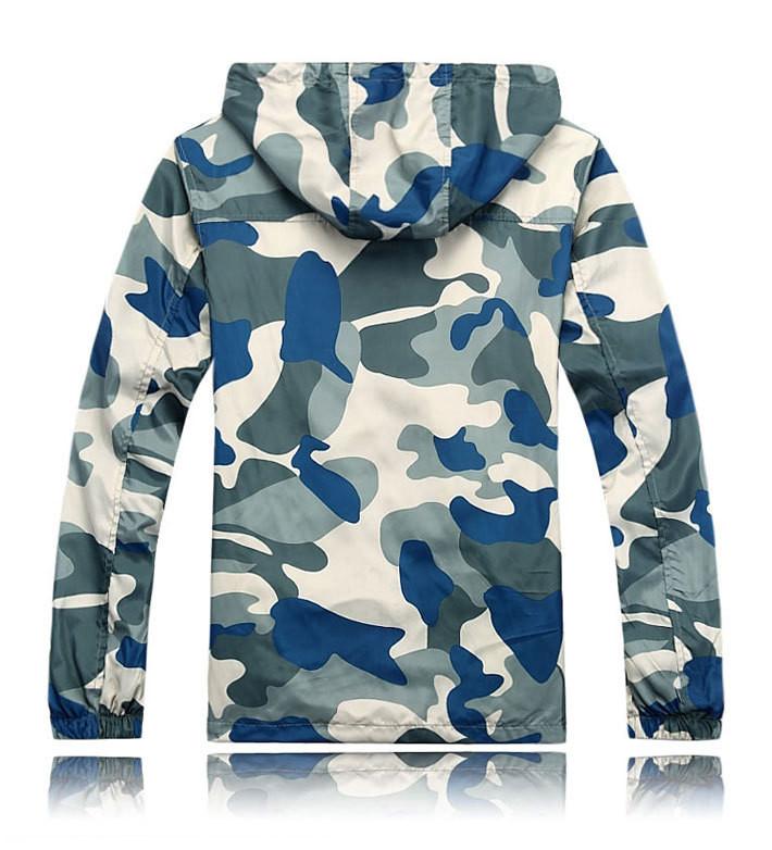 Thin Hooded Camouflage Jacket -  - HIS.BOUTIQUE