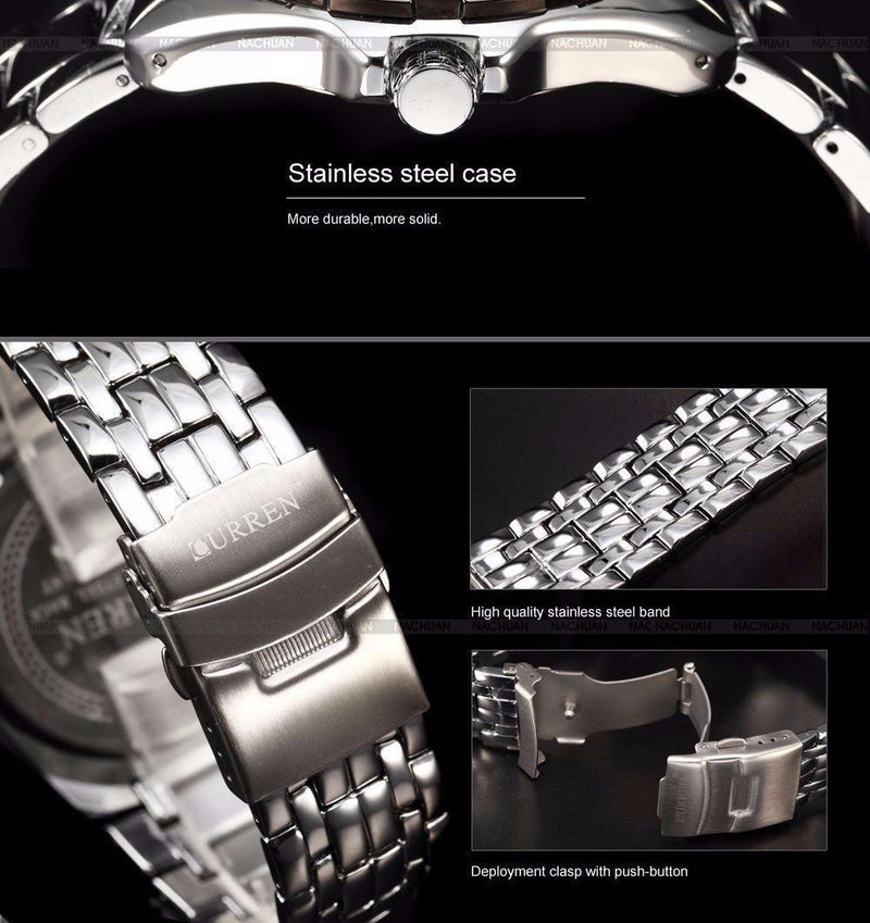 Curren Steel Watch -  - HIS.BOUTIQUE