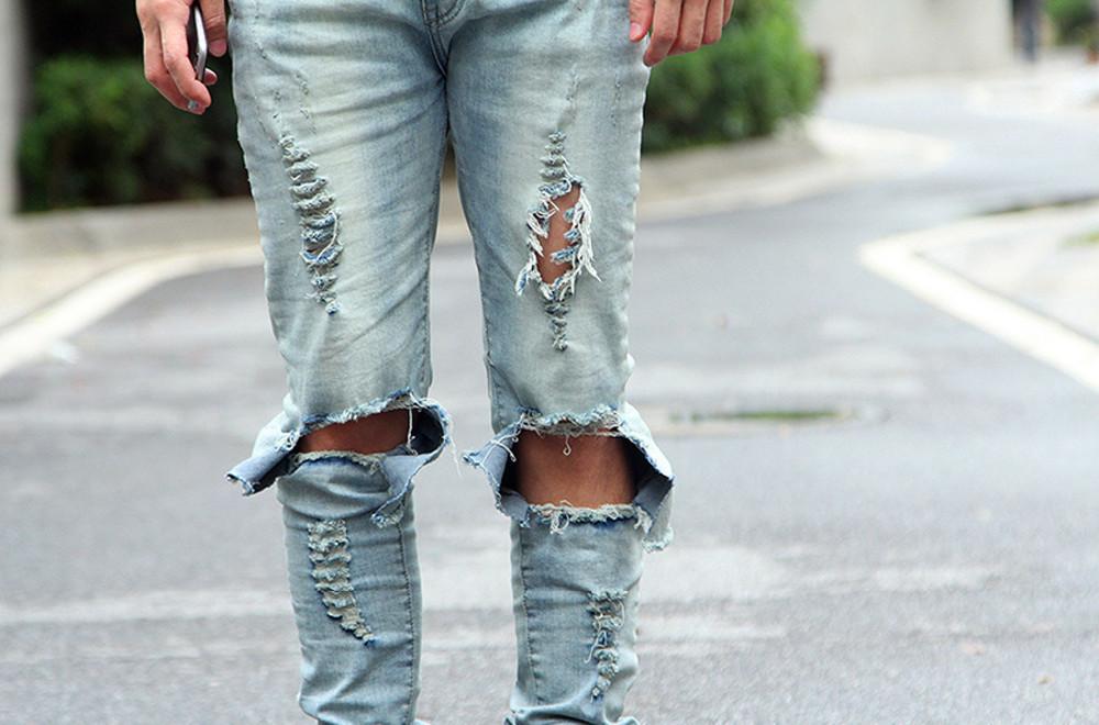 Destroyed Skinny Jeans -  - HIS.BOUTIQUE