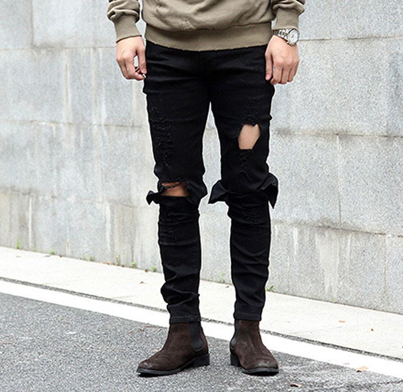 Destroyed Skinny Jeans -  - HIS.BOUTIQUE