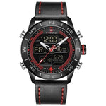 LED Analog & Digital Watch - Red - HIS.BOUTIQUE